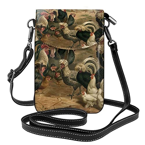 Sac à bandoulière imprimé poulet et coq : l'idée cadeau originale pour elle