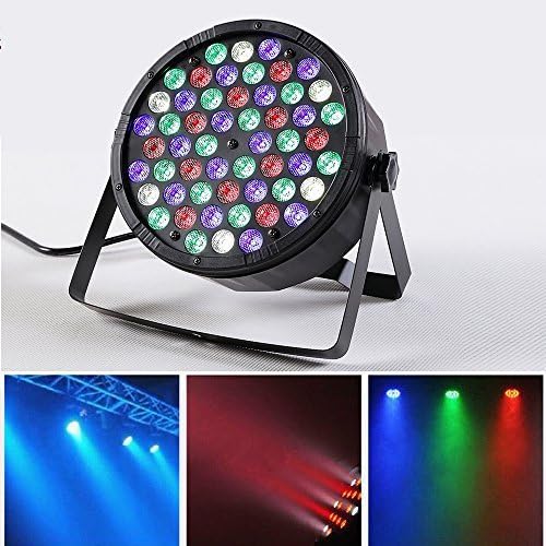 54LEDs Super Bright RGBW Party Lights Stage Effect DJ Lighting, INVENBER Par Light Auto Runing Sound Activated Stage Home Holiday Party Supplies