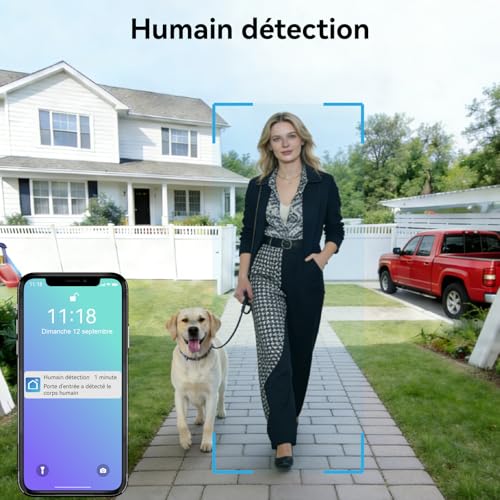 Interphone vidéo Full HD pour sécuriser l'accès avec détection de mouvement