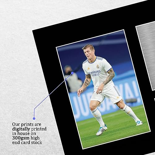 HWC Trading A4 Toni Kroos Real Madrid Geschenke Gedrucktes Signiertes Autogramm Foto für Fußball Anhänger and Fans - A4