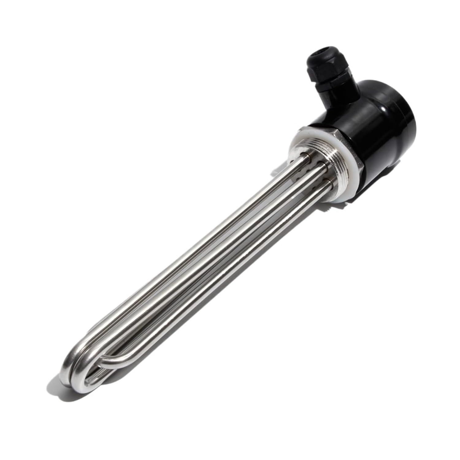 1Pcs DN40 1.5" BSPT Bakelite Cover Water Heating Element for Brewery and Distilling Machine with Ground Screw and Probe 220V/380V(380V,4.5KW 210mm DN40)