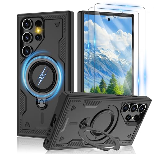Coque Samsung S23 Ultra et S22 Ultra avec MagSafe béquille et écrans HD