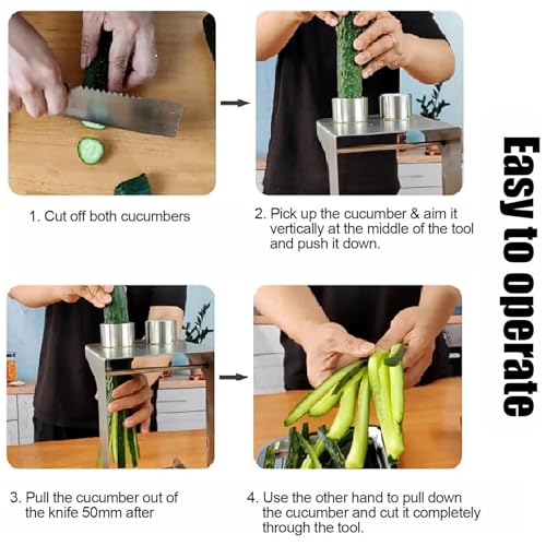 Cortadora manual para verduras de acero inoxidable miniatura 4
