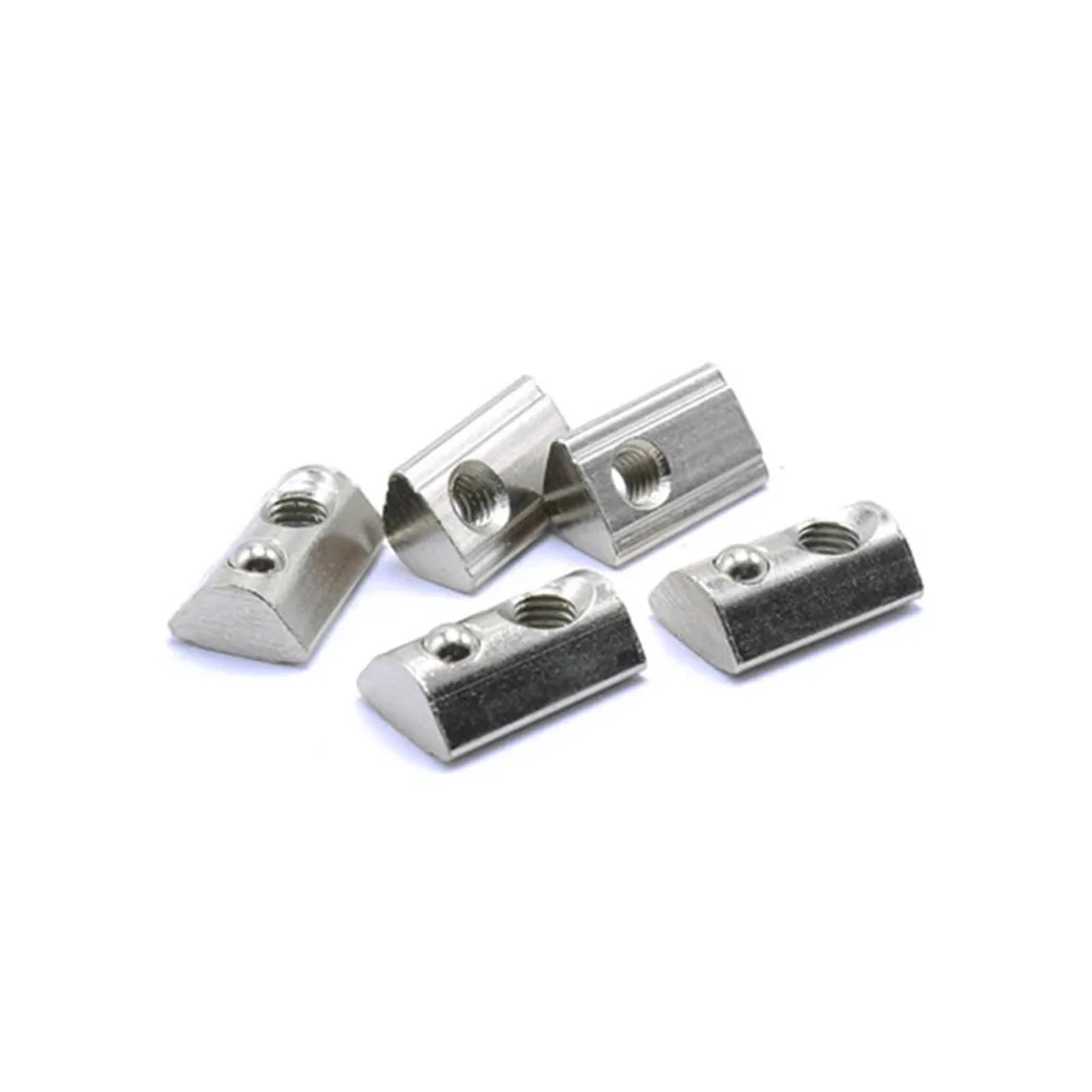 T-Muttern Gleitschlitz-T-Muttern, T-Slide Elastische Kugelmutter M3-M8 2020 3030 Serie Aluminiumprofil Packung mit 20/50 Stück(30-M6 20pcs)