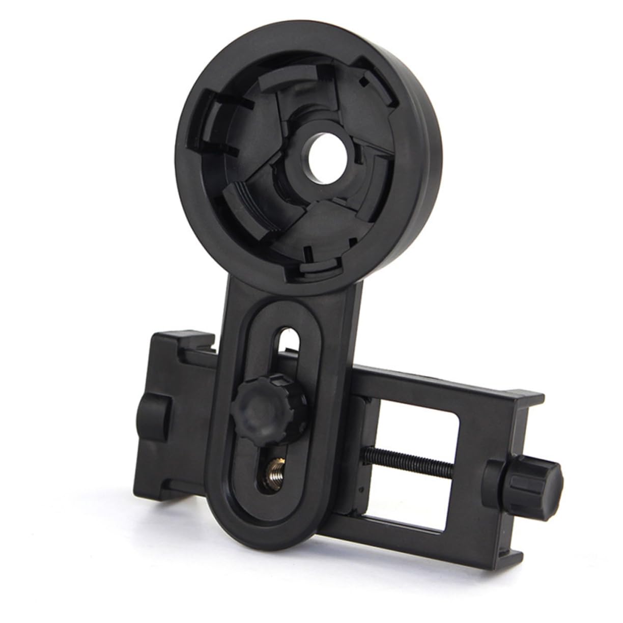 Adaptador de teléfono para telescopio soporte universal de smartphones para binoculares negros 8