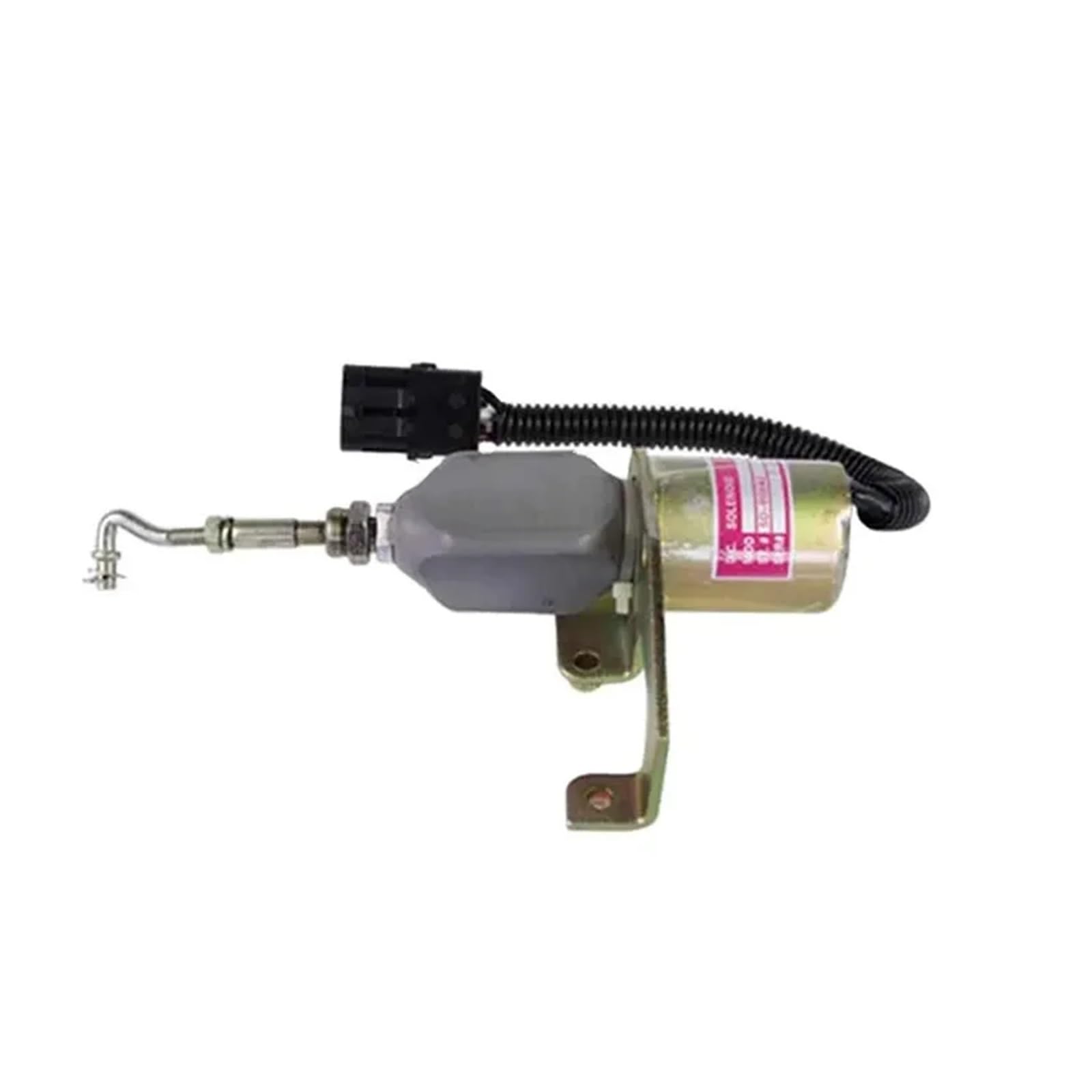 Solenoide de corte de combustible Solenoide de control del acelerador de 24 V, solenoide de corte de combustible 4942879 C5254169 SD-008A2, compatible con Cummins 6CT