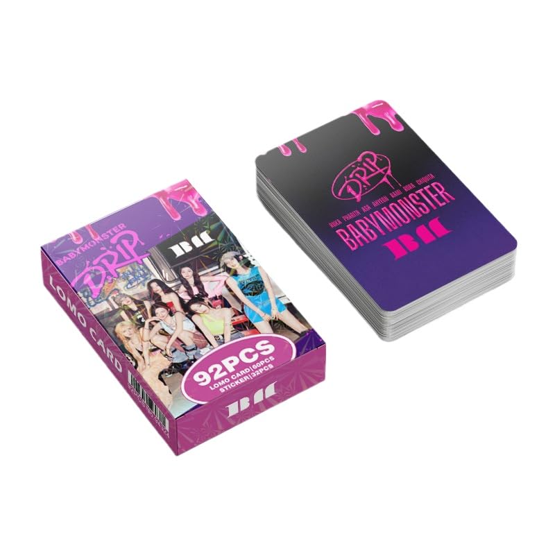 92 Photo Cards BABYMONSTER New Comeback DRIP Mini Card Sticker