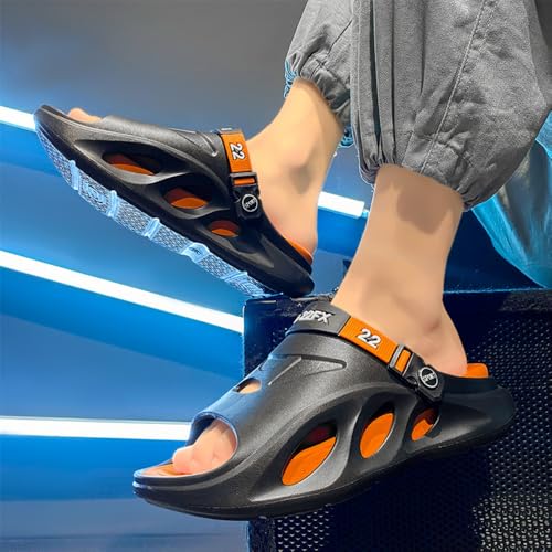 Premium Comfort Double Insole Convertible Flip-back Outdoor Sildes Sandals Summer Slippers For Men Yoga Mat Indoor Footwear3