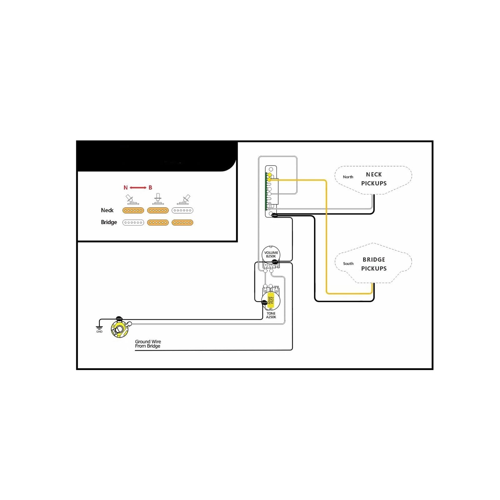 Zestaw Przetworników Gold Neck Bk Bridge Alnico 5 Akcesoria Do Instrumentów Gitarowych Elektrycznych Przetwornik Do Gitary Elektrycznej