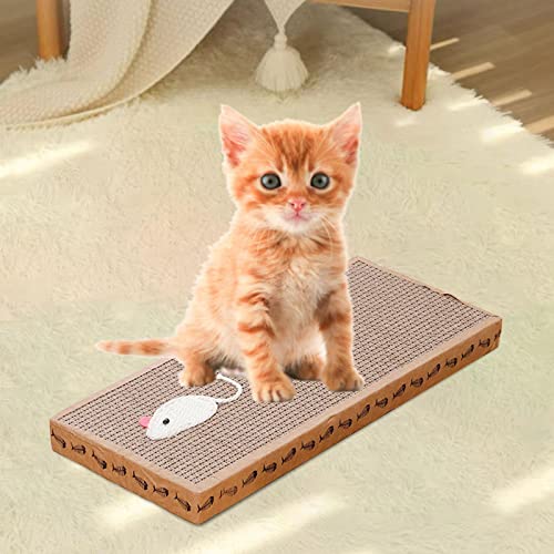 Arranhador de gato de papelão almofada de arranhar para gatinhos duráveis ​​placa de arranhar para g