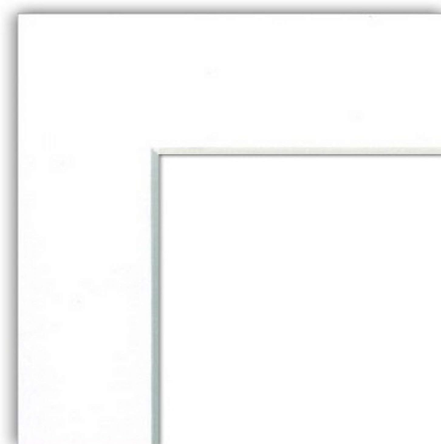 Imperial Frames White Mattboard, Fits 3-1/2 by 5-Inch Pictures into 5 by 7-Inch Frame