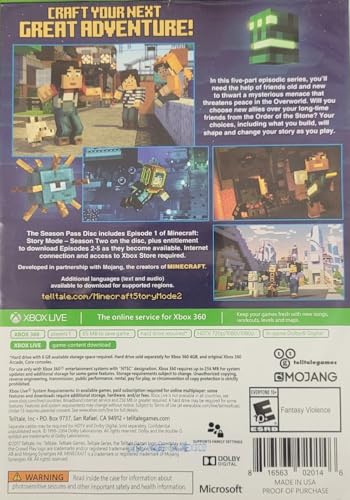 Image of Minecraft: Story Mode - Season 2 - Xbox 360 Standard Edition (Renewed)