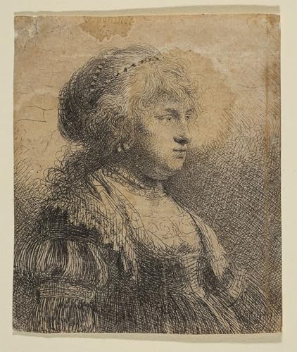 Impression d'art Saskia Rembrandt sur toile canvas haut de gamme 60x90