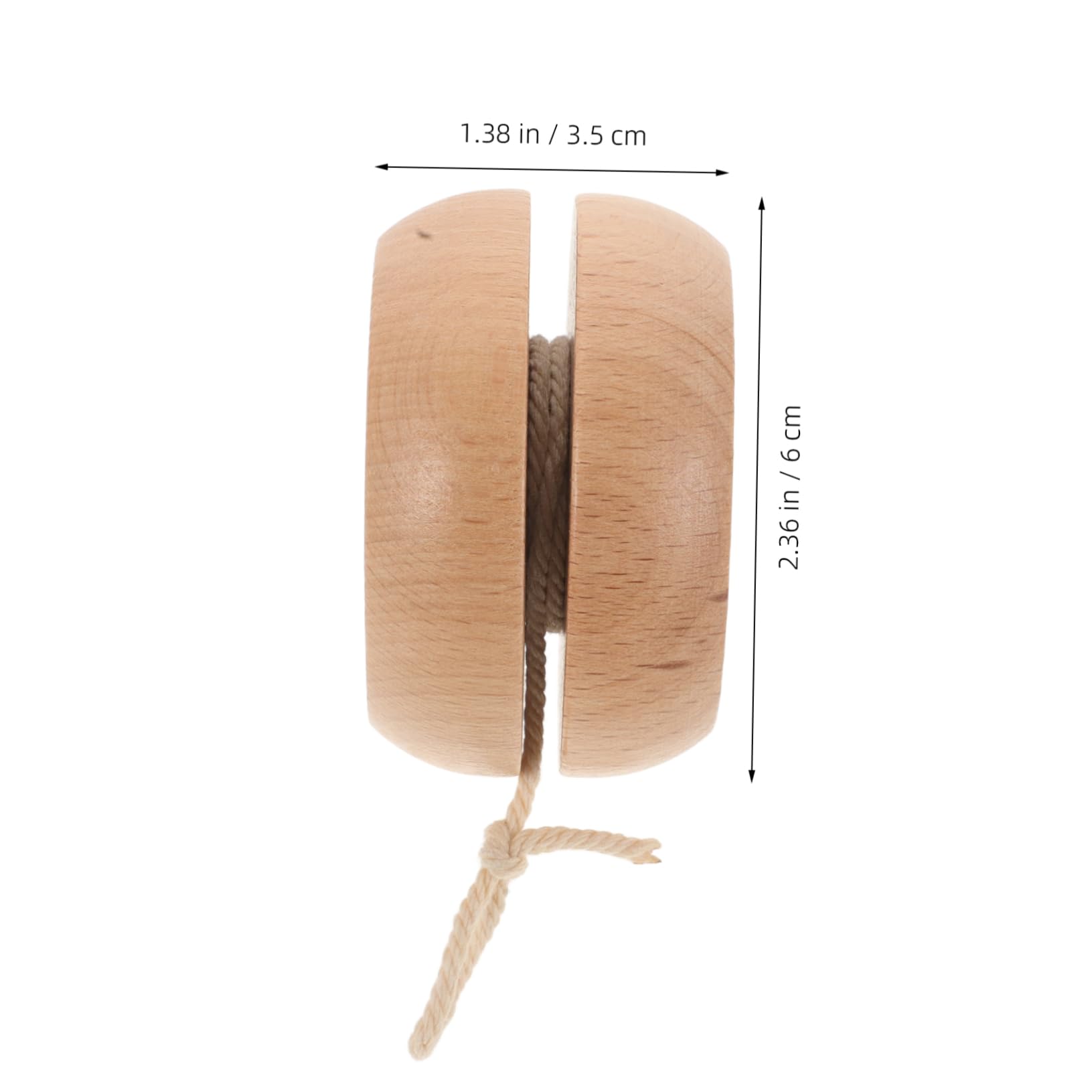 SUPVOX Wooden Yoyos Kids Exercise Toys Yoyo for Toddlers Kids Wooden Balls Beginner Classroom Prize String Ball Toy