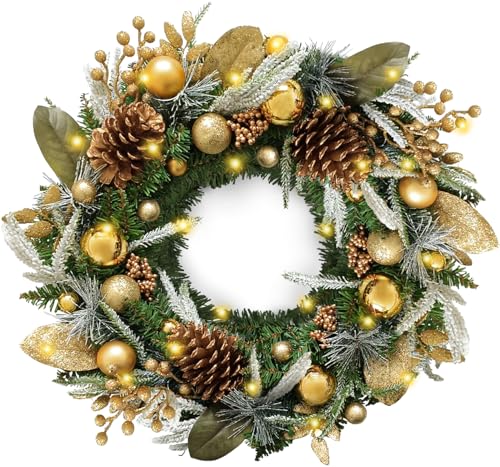 Türkranz Weihnachten-Weihnachtskranz,Weihnachtsdeko Kranz...