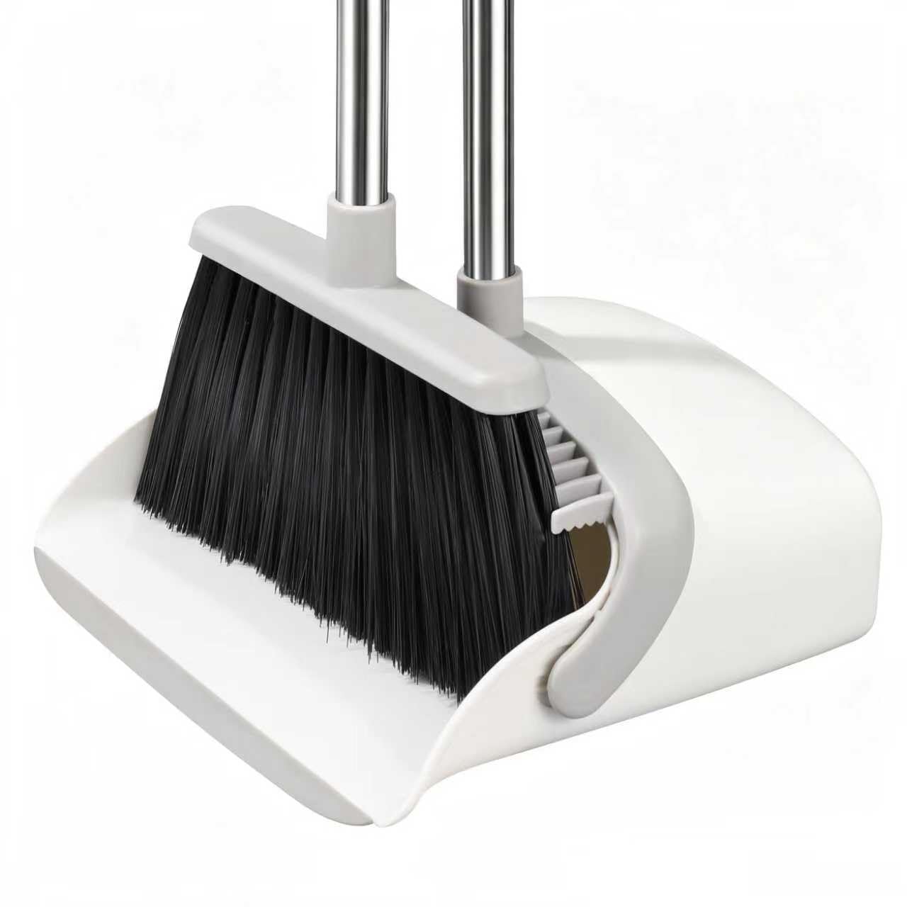 OPTTIDI Broom with Dustpan Set