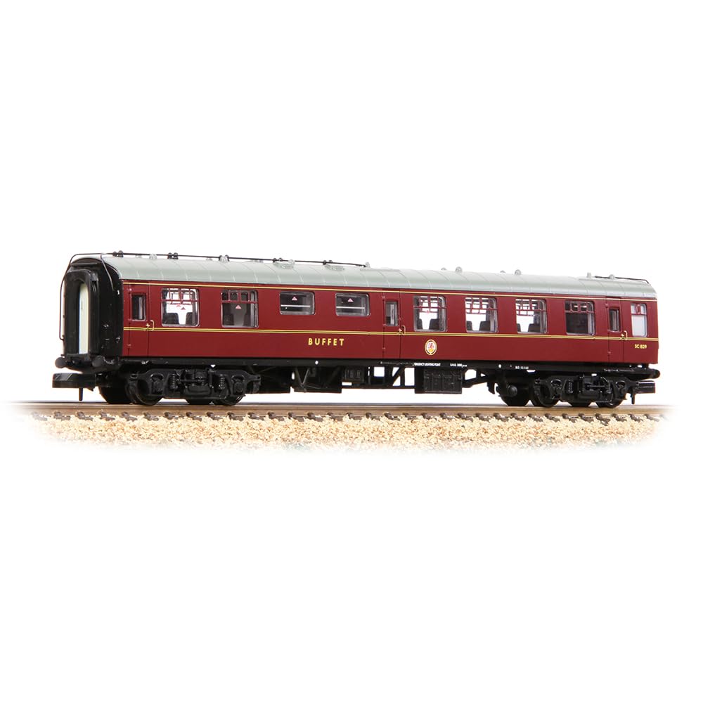 Graham Farish 374-107B BR Mk1 RMB Restaurant Miniature Buffet BR Maroon Coach SC1829 N Gauge