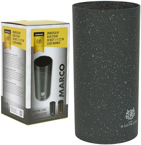 Schwarzer Messerblock Unbestückt - Abnehmbarer Messerhalter Mit Großer Kapazität