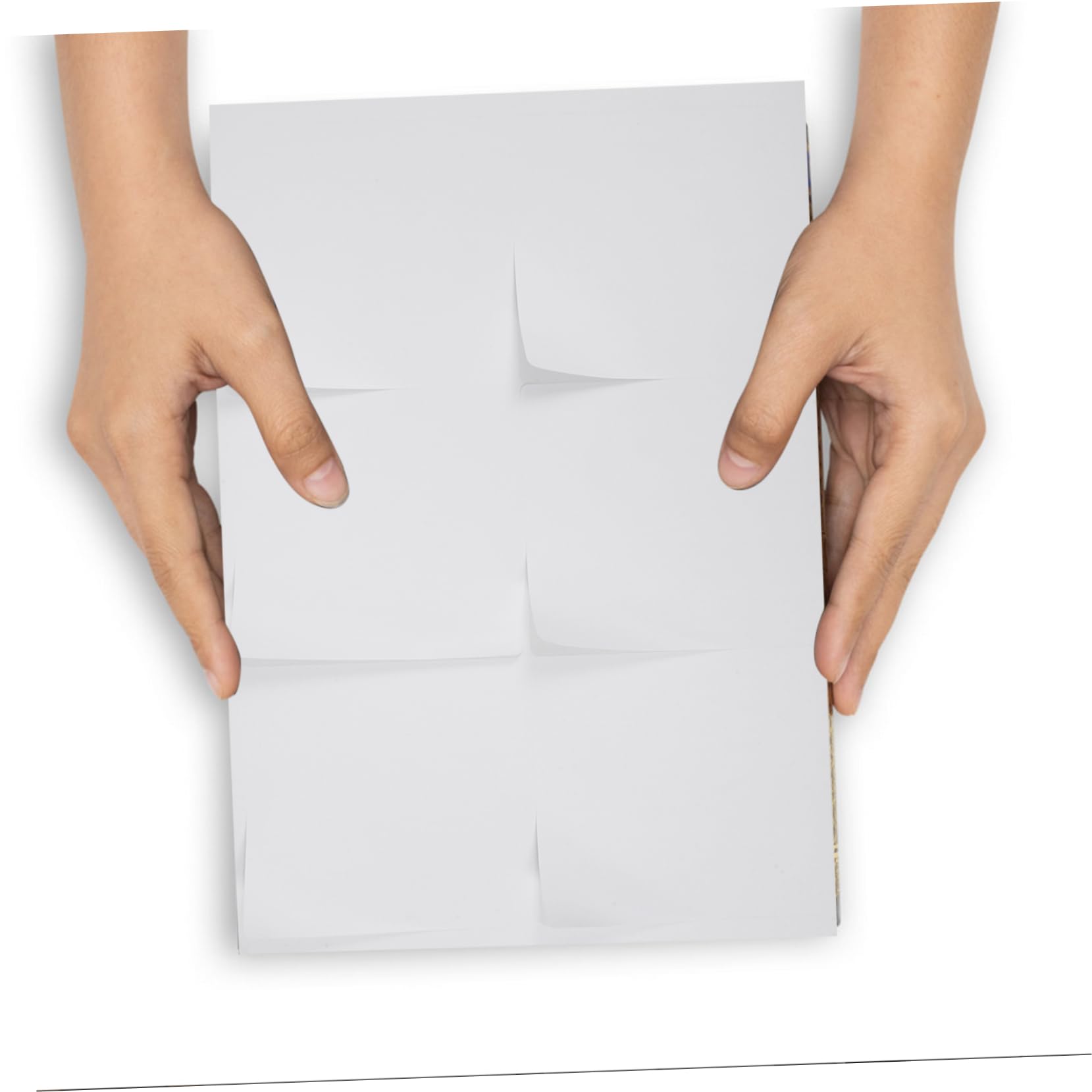 Papel de Etiquetas Autoadhesivas Imprimibles A4 100 Hojas Blanco