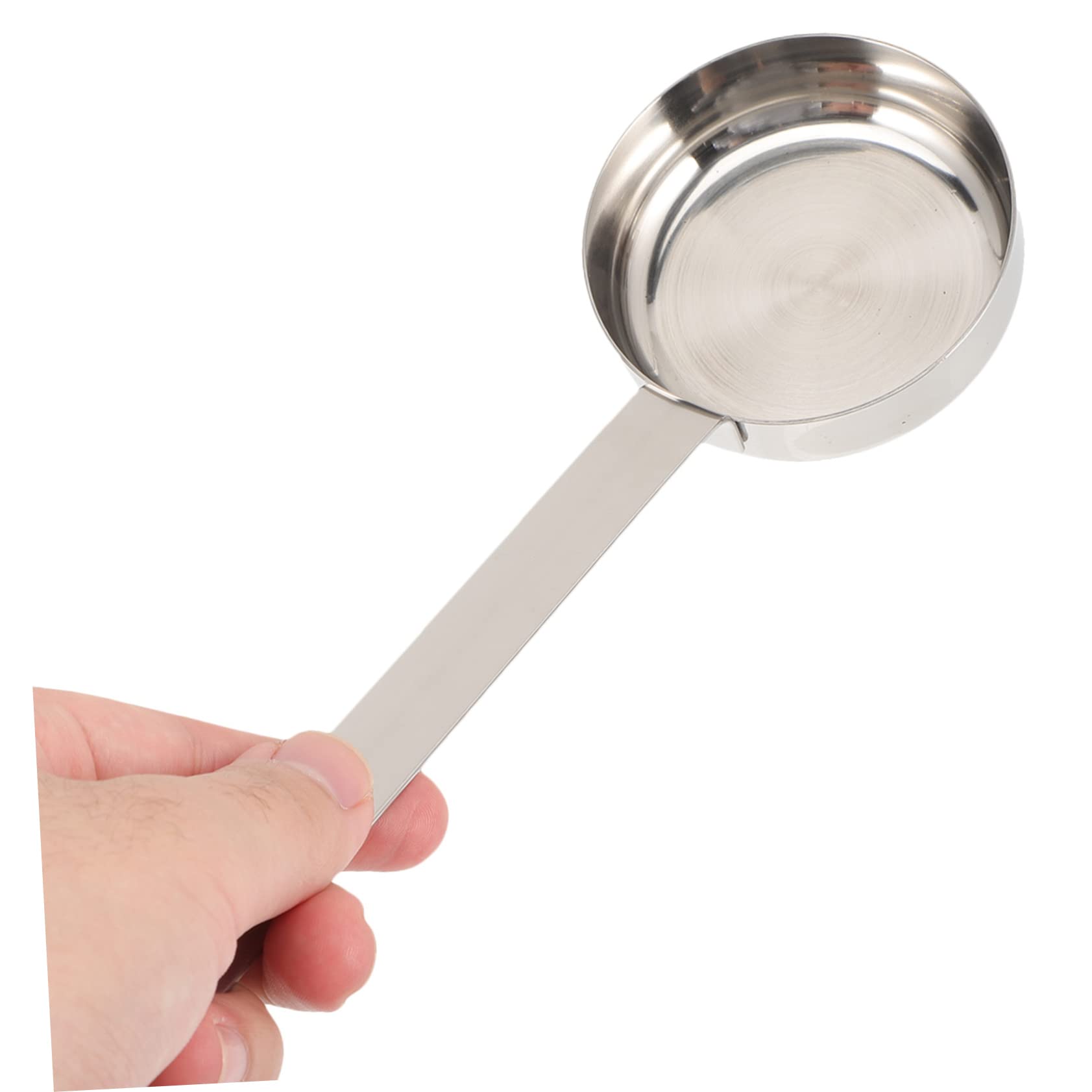 ULTECHNOVO 6 Pezzi Cucchiaio Piatto per Salsa Acciaio Inossidabile Misuratore per Pizza e Salse Design Ergonomico e Resistente Utensile per Cucina da Ristorante Facile da e Riutilizzabile