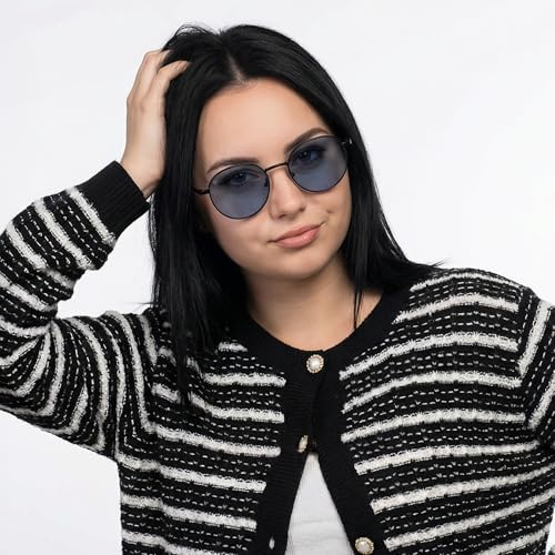 Image of Vincent Chase By Lenskart | Full Rim Round | Polarized Stylish Sunglasses | 100% UV Protected | For Men & Women