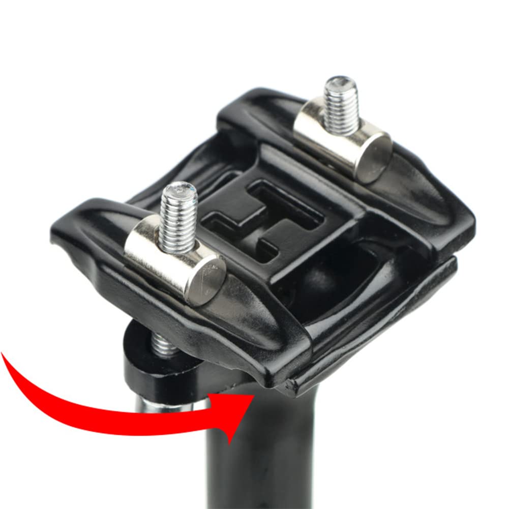 Tige de selle de vélo antichoc à ressort en métal pour VTT, 30,4 x 400 mm