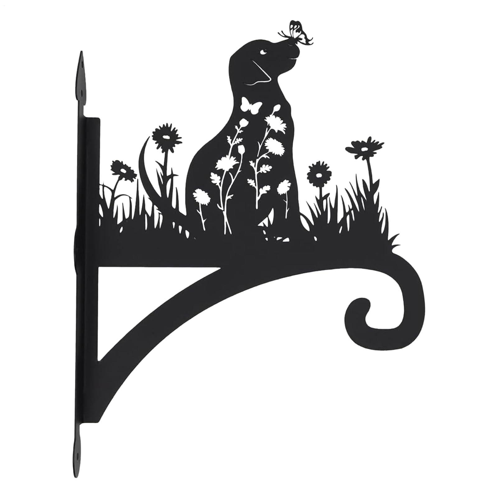 Soporte para plantas de interior y comederos de pájaros con gancho rústico