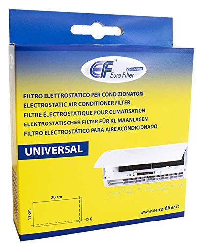 Euro Filter - Filtro electrostático universal, 300 x 110 mm, para aire...