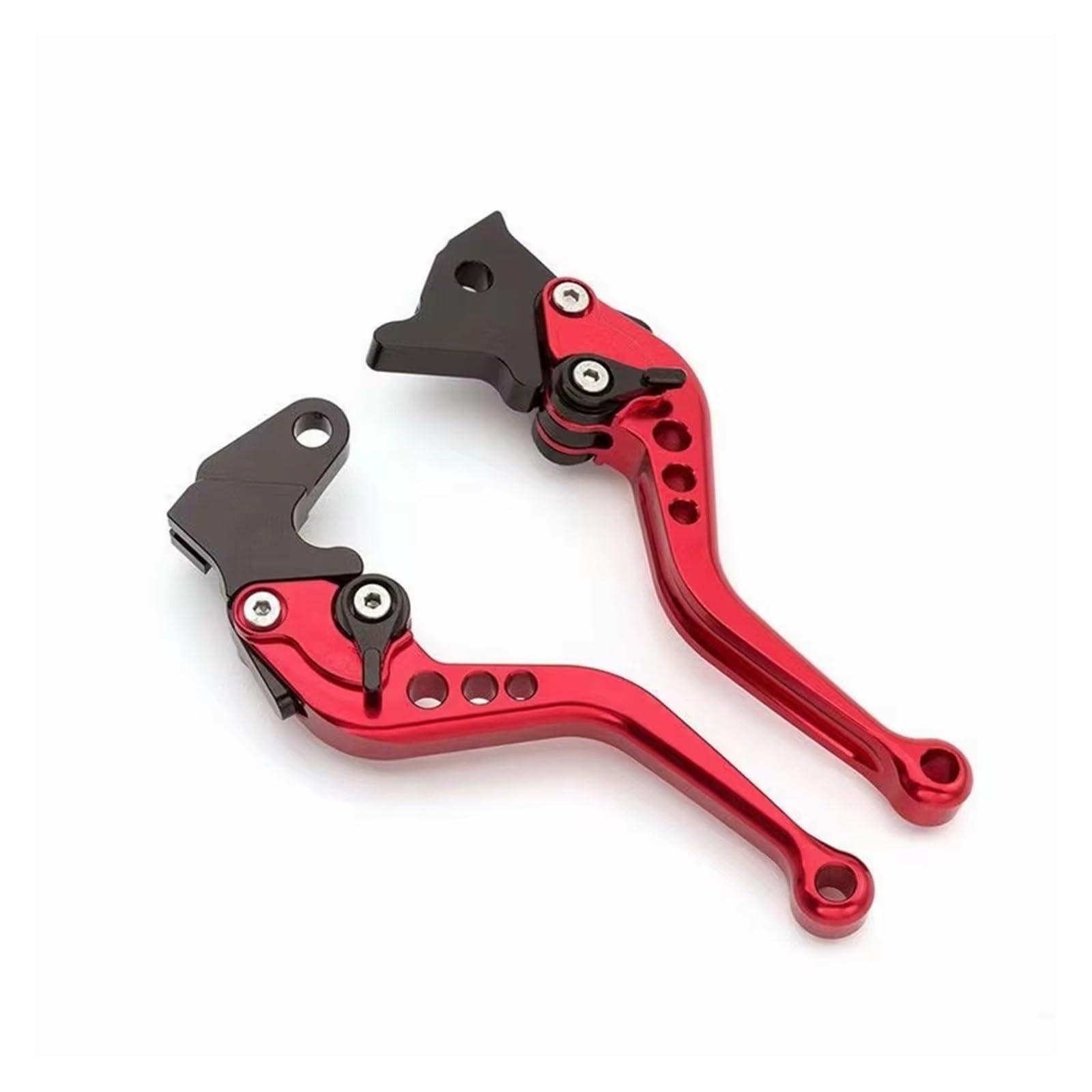 Palanca embrague freno ajustable para moto CB125R de 2011 a 2022 con cilindro maestro rojo 147mm