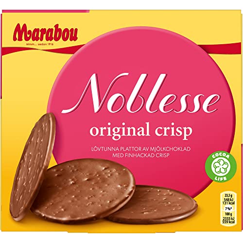 Marabou Noblesse Original, zarte Marabou-Schokolade trifft auf Knusper-Mais, Vollmilchschokolade ideal auch zum… – Bild 3