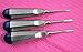 German 3 PC Straight Dental Surgery EXTRACTING LUXATING APICAL Root TIP Elevator NO 301 34 34S