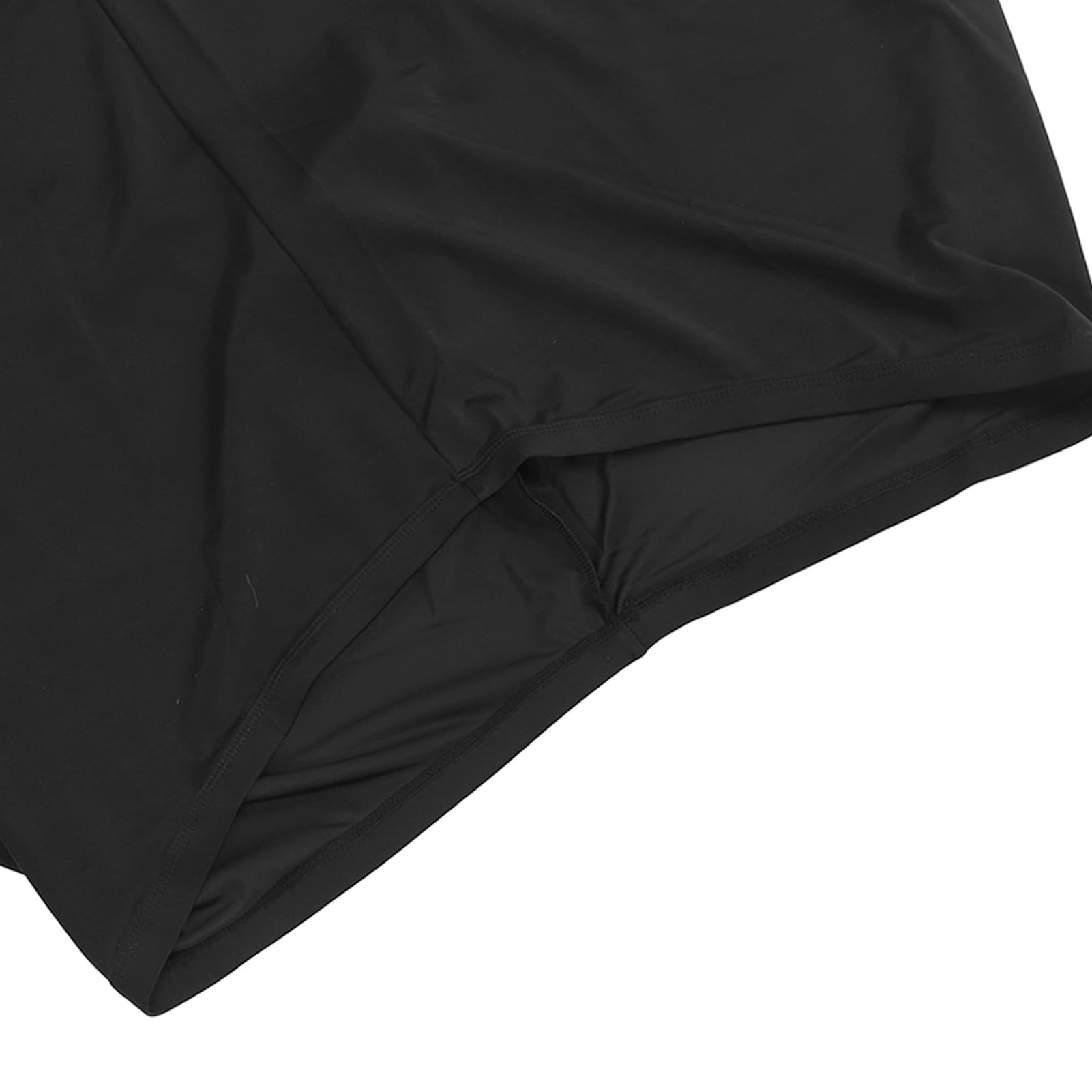 Tbest Gilet Cheval Garde-épaule Protège-épaules Extensible Anti-frottement Polyuréthane Noir Taille M