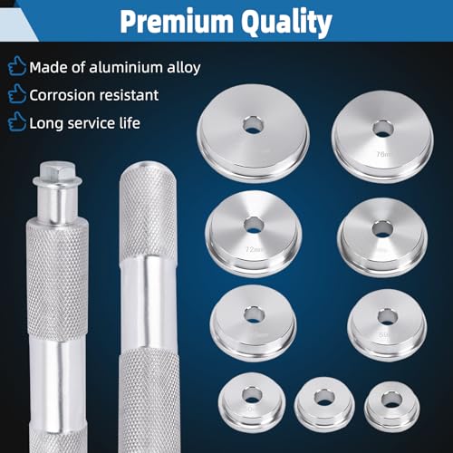 FreeTec 10tlg Lager Buchsen Druckstücksatz Simmerring Austreiber Eintreiber Treibsatz Werkzeug