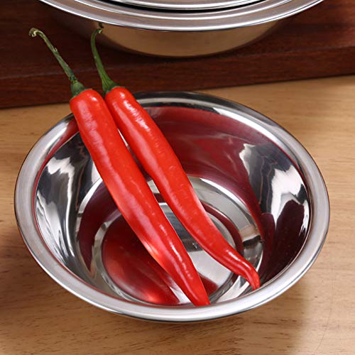 UPKOCH Ciotola per mescolare in Acciaio Inox Salsa...