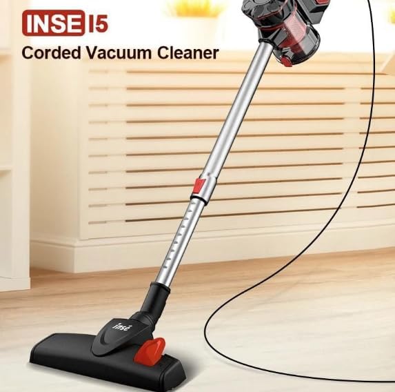 Powerful 18Kpa Suction Stick Vacuum Cleaner by Brand - Lightweight, HEPA Filter, Blue, Ideal for All Floors