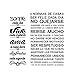 VINFUTUR Pegatinas Pared Decorativas Frases Español, 2 Juego de Pegatinas Citas Inspiradoras Vinilos Pared Frases Positivas Motivadoras Wall Stickers Letras para Dormitorio Hogar