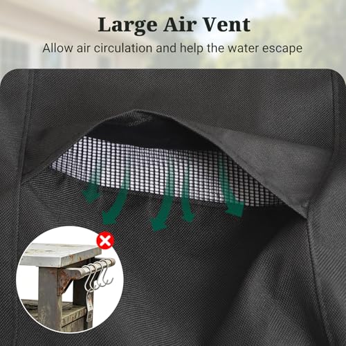 Image of MR. COVER Outdoor Prep Table Cover 40 inch for Royal Gourmet Cart Flattop Worktable, 600D Heavy Duty Waterproof for Grill Dining Kitchen Island cart Protective, Outdoor Storage Cabinet Cover