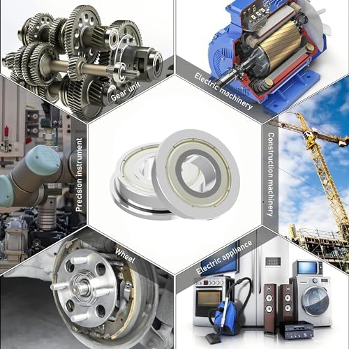 4PCS FR3ZZ Flange Ball Bearing, 3/16"x1/2"x0.2" — 사진 6