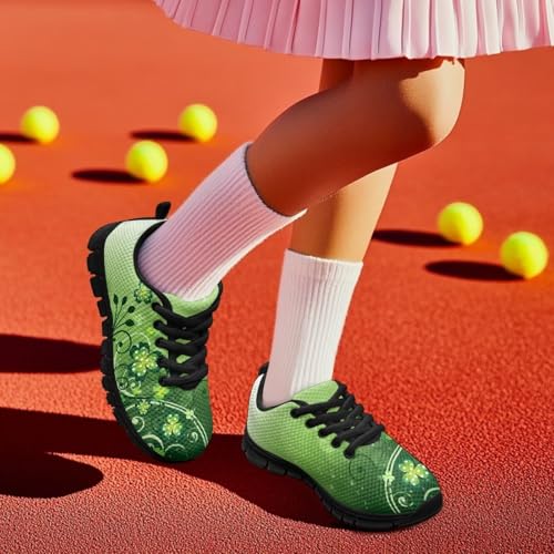 Kids Animals Sneaker Soft Lightweight Lace-Up Anti-Slip Athletic Tennis Shoes for Litter Kids Breathable Outdoor School Footwear Running Shoes for Big Kid US 11-52