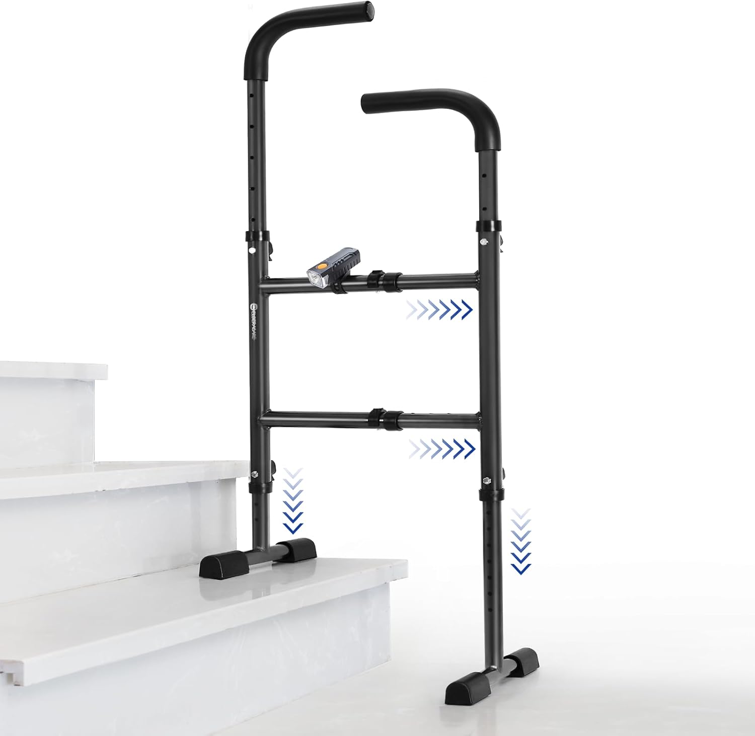 Stair Assist Cane,Standing Stair Lift with Adjustable Height and Width, Poam Handle and Widened Base Design, 300lbs,Stair Lifts for Seniors