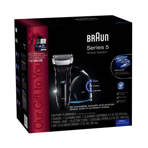 Braun Series 5-550CC Shaver System, Special Holiday Edition