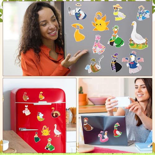 Set de 21 Imánes Decorativos Temáticos de Ganso miniatura 4