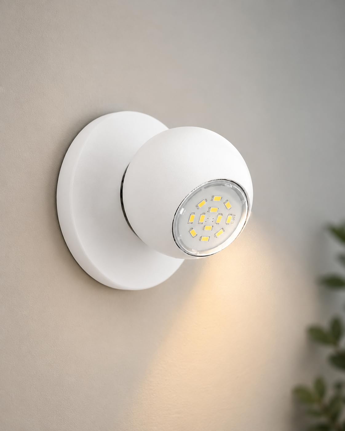 Eglo NORBELLO 3 Indoor Ceiling Spot Light, 1-Flame GU10 LED, Steel White Finish, 5W 400lm 3000K Warm White, IP20 Modern Ceiling Spotlight-image-44
