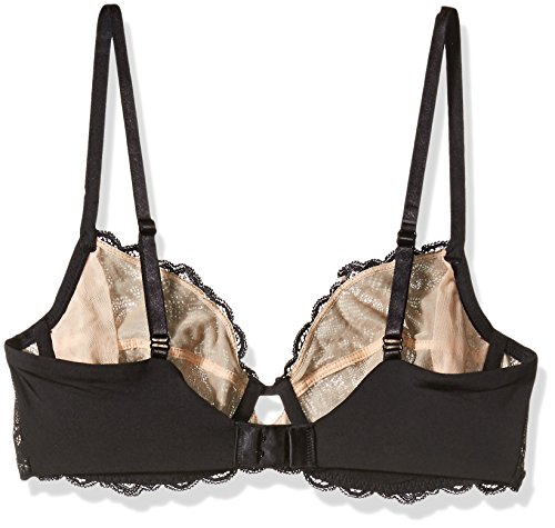 Calvin Klein Women's Seductive Comfort Unlined Lace Bra, Black, 36C - Image 3