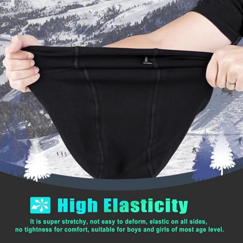 2 Pack Kids Balaclava Face Mask for Boys Girls, Windproof Winter Hat Ski Mask for Cold Weather, Breathable Face Warmer for Sports -124