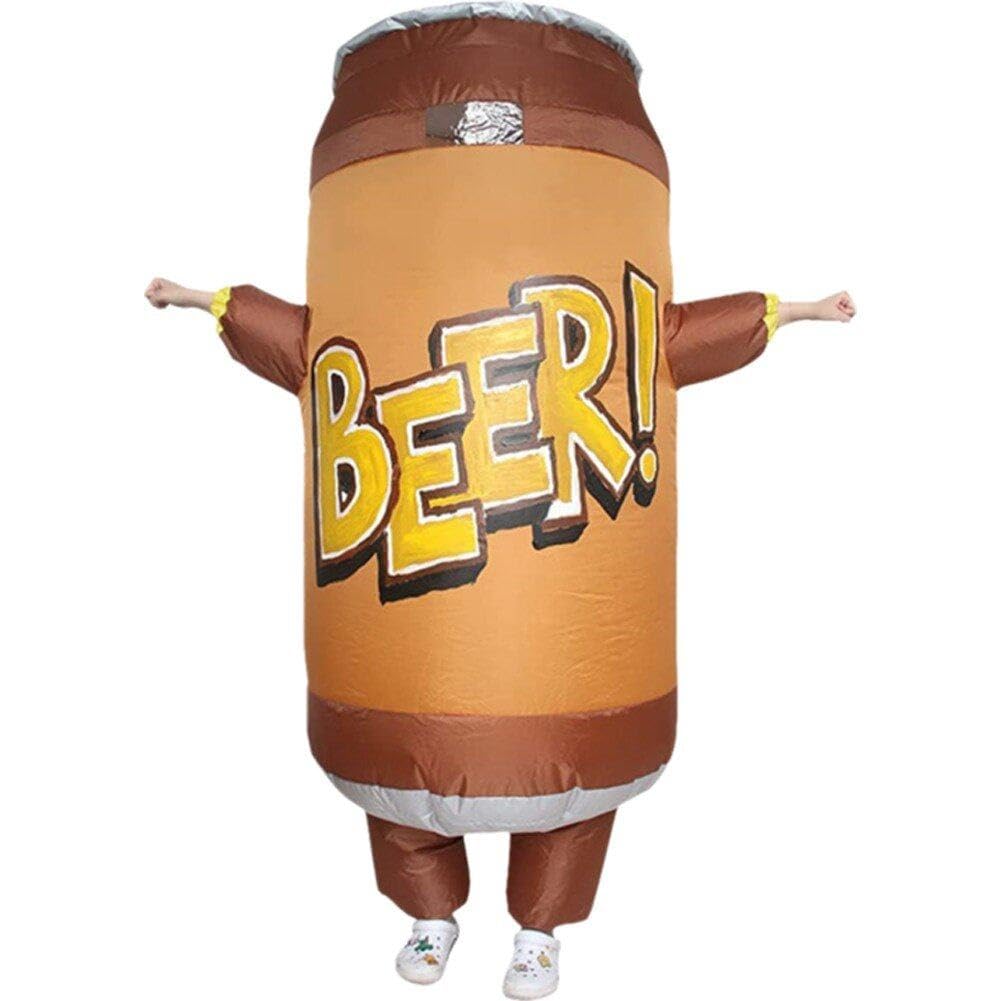 Dianzan Costumi per Bevande Gonfiabili Vestito per Bevande Gonfiabili Tuta per Lattina di Birra Cibo Vestito Cosplay Oufit Oktoberfest Costume Cosplay Prop per Adulti