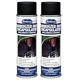 Eastwood Black Rubberized Rust Encapsulator 15 oz Aerosol Prevents Rust Corrosion Epoxy Fortified LOW VOC Formula | 2 Pack