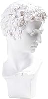 Vista 10 de 5.7 "Escultura griega clásica giuliano de Medici, estatua de resina para el busto de David, decoración del hogar (azul)