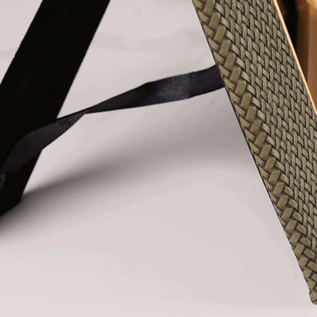 真鍮革の写真フレームテーブルの装飾6インチ7インチフォトフレームの額縁アルバムモデルルームの寝室ベッドサイドのテーブルの装飾 (Si