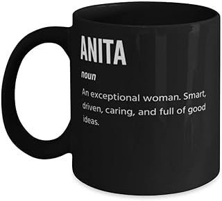 Anita Coffee Mug 11oz, black